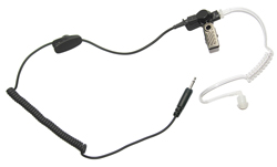 ENDURA LISTEN ONLY SURVEILLANCE STYLE HEADSET - 2.5 mm / STRAIGHT CONNECTOR