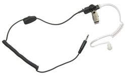 ENDURA LISTEN ONLY SURVEILLANCE EARPIECE - 3.5 mm / STRAIGHT CONNECTOR