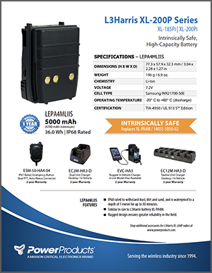 harris xl-200 radio accessories